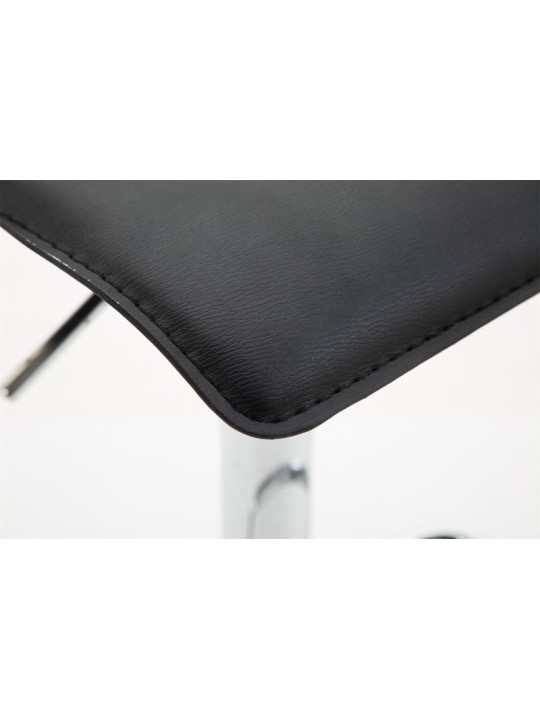 2 db bárszék szett Dyn V2 műbőr króm, fekete