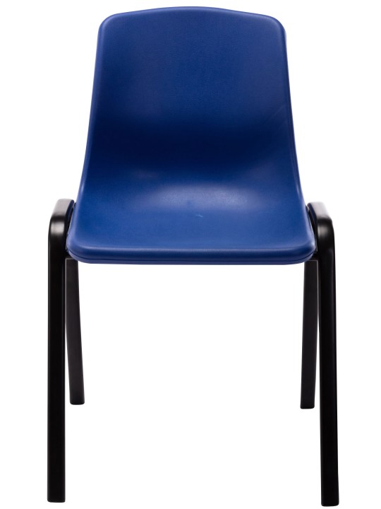 4 darab Nowra műanyag egymásra rakható szék készlet, kék