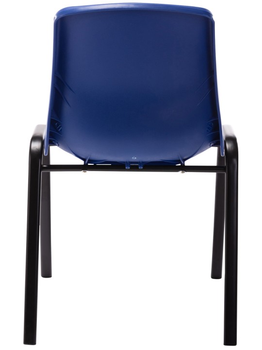 4 darab Nowra műanyag egymásra rakható szék készlet, kék