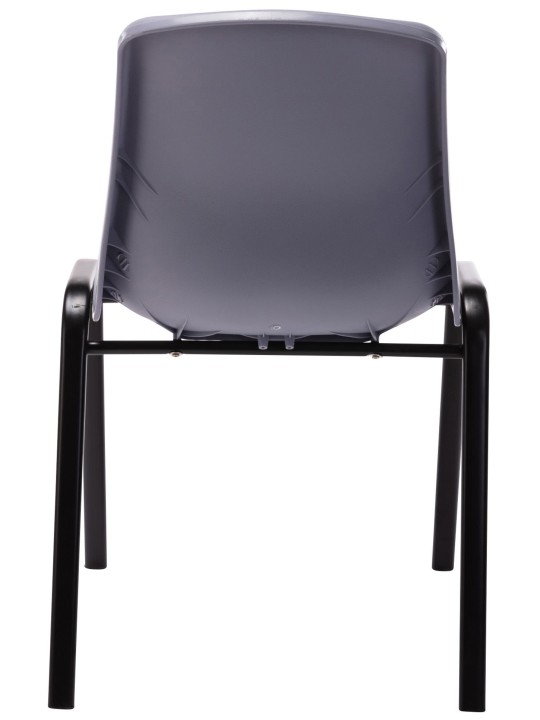 4 darab Nowra műanyag egymásra rakható szék készlet, szürke