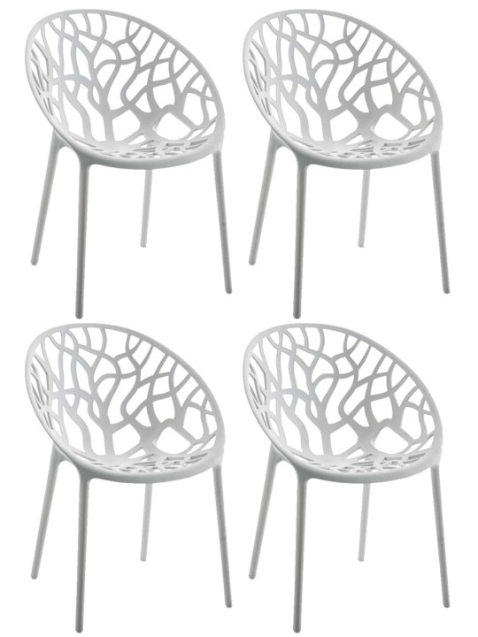 4 db Hope szék készlet, világosszürke