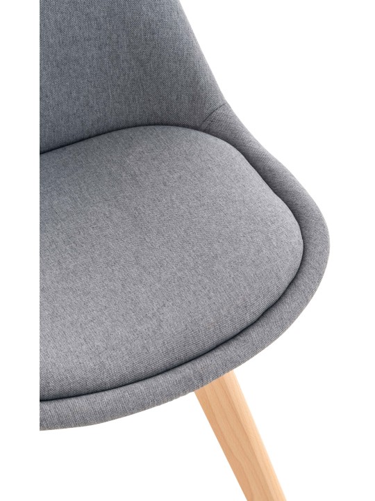 Szék Linares szövet, világosszürke