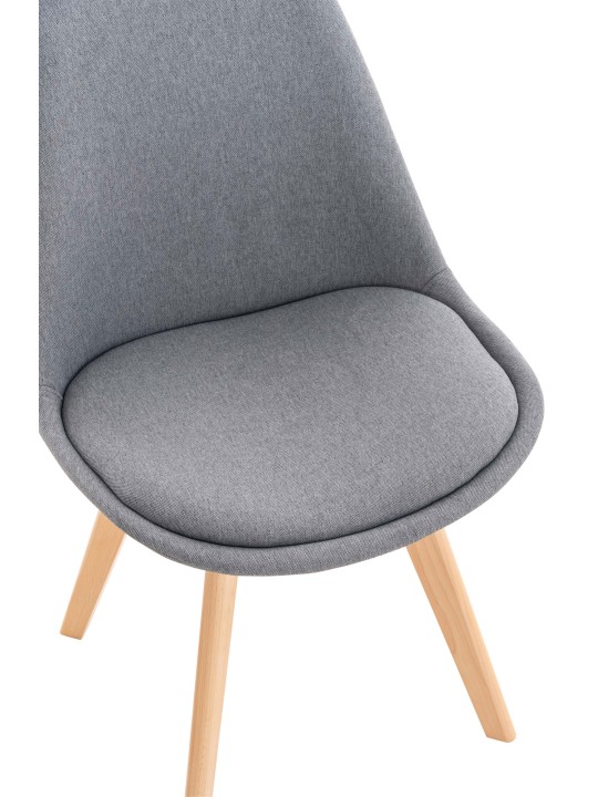 Szék Linares szövet, világosszürke