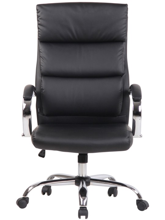 Bradford műbőr irodai szék, fekete