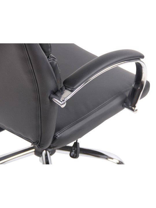 Bradford műbőr irodai szék, fekete
