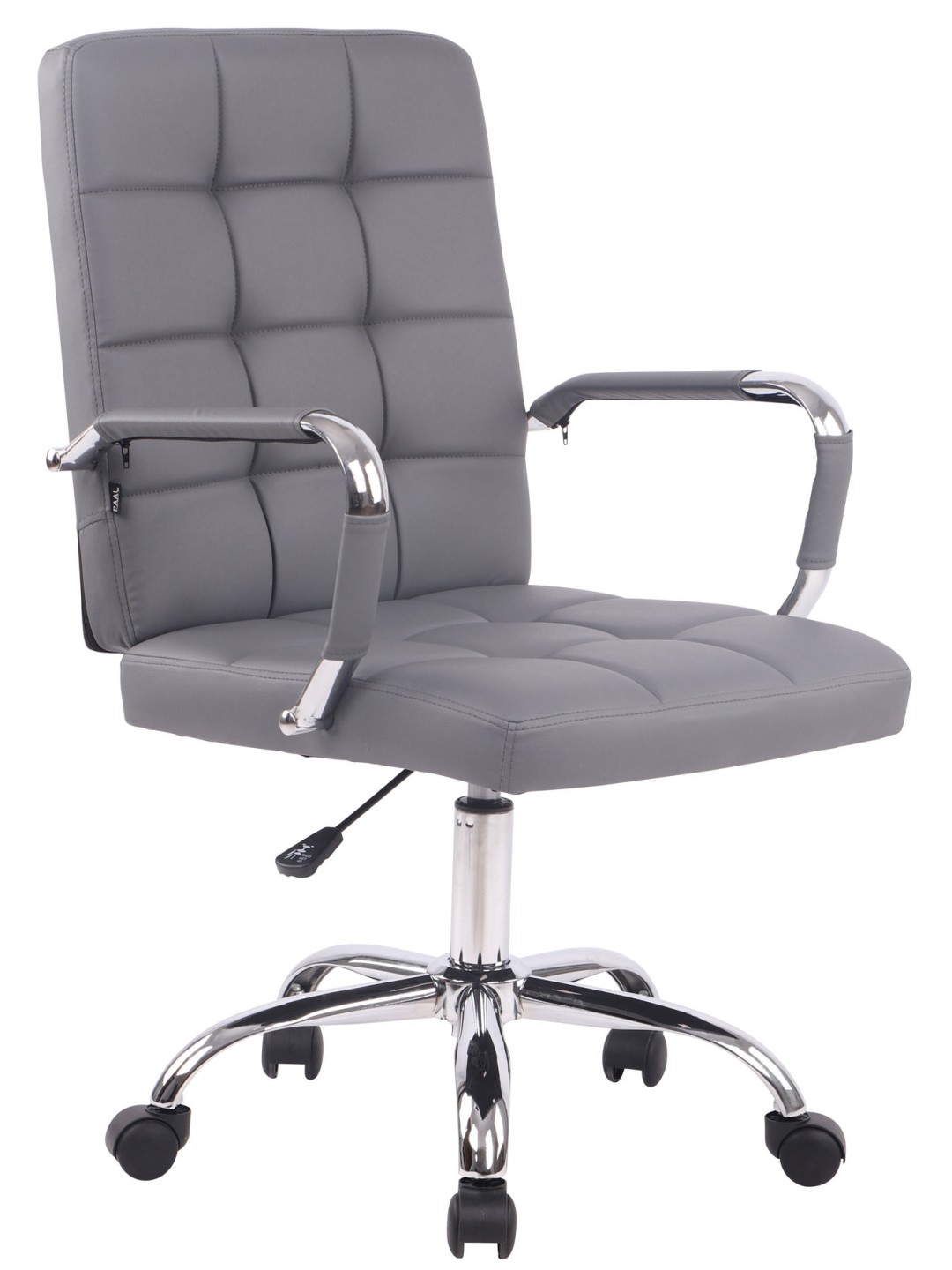 Deli PRO műbőr irodai szék, szürke