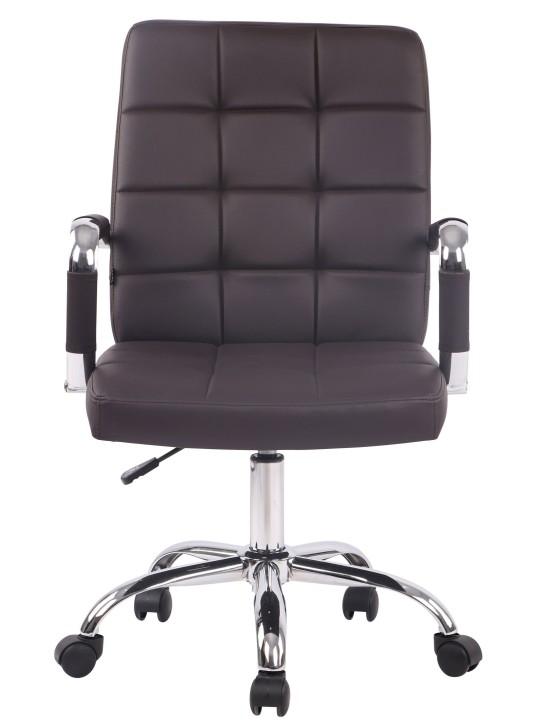 Deli PRO műbőr irodai szék, barna