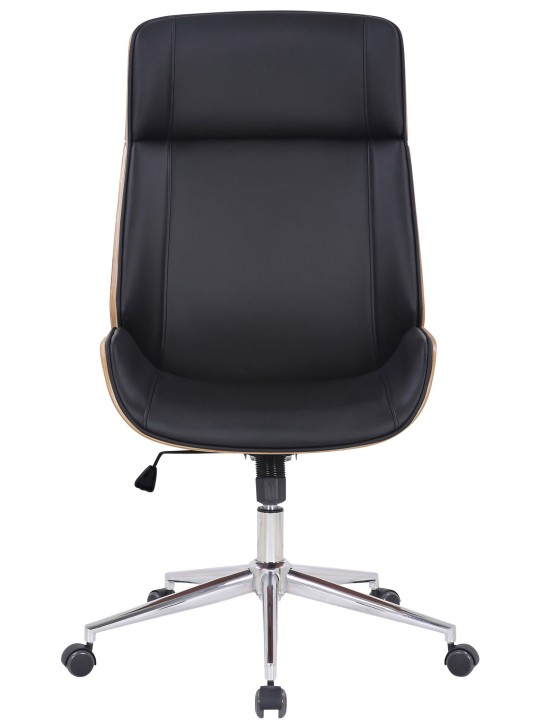 Irodai szék Varel műbőr, natúr/fekete