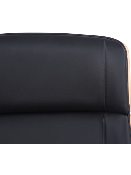 Irodai szék Varel műbőr, natúr/fekete