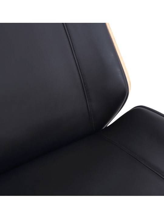 Irodai szék Varel műbőr, natúr/fekete