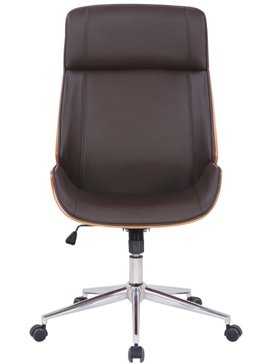 Irodai szék Varel műbőr, dió/barna