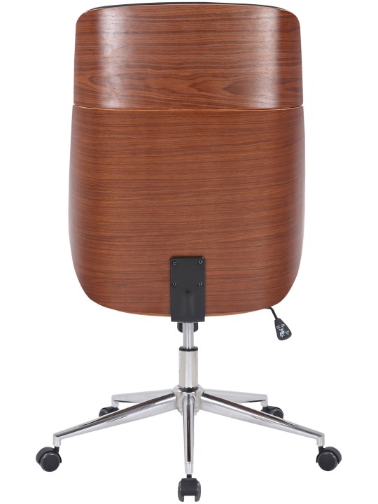 Irodai szék Varel műbőr, dió/fehér