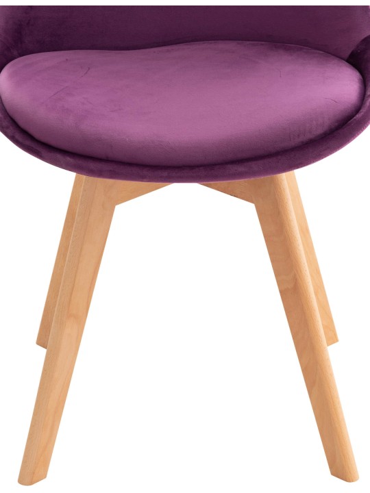 Szett 4 szék Linares bársony, lila
