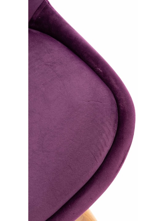 Szett 4 szék Linares bársony, lila