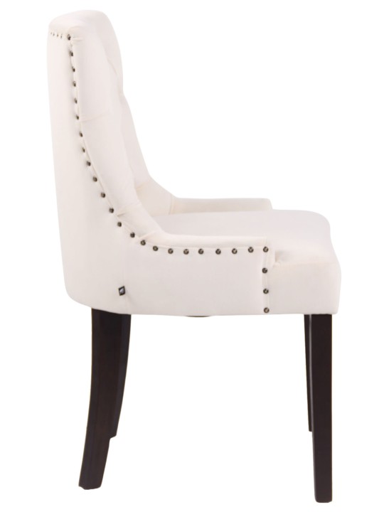 4 db antik Aberdeen bársony étkezőszékből álló készlet, krém