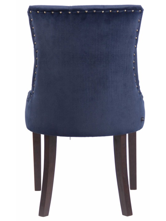 4 db antik Aberdeen bársony étkezőszékből álló készlet, kék