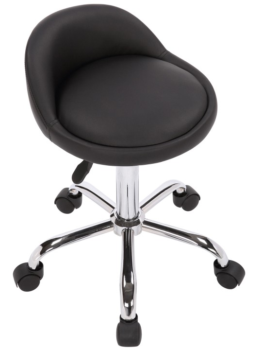 Munkaszék Teramo műbőr, fekete