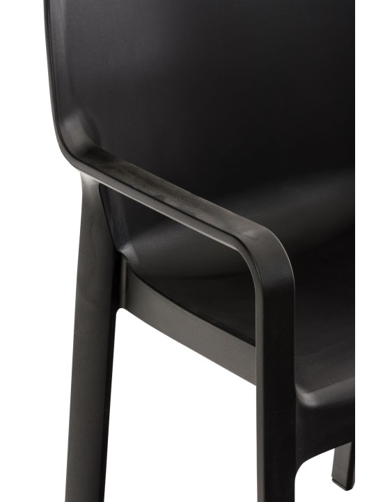 SZETT 2 egymásra rakható székből DIVA, fekete