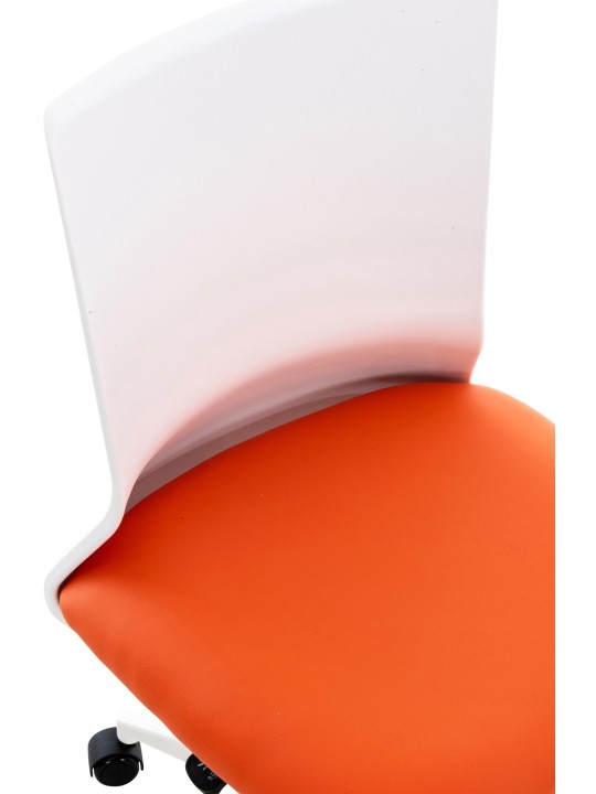 Irodai szék Apolda műbőr, narancs