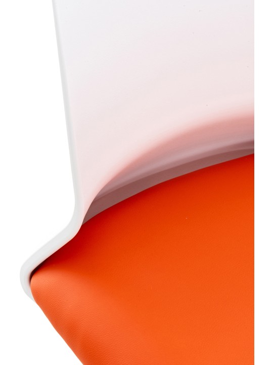 Irodai szék Apolda műbőr, narancs