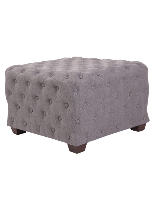 Pouf Nimes szövet, szürke