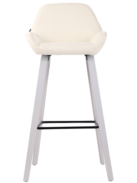 Bárszék Newnan szövet 4 láb vázzal (tölgy), krém