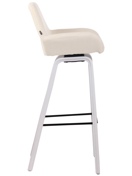 Bárszék Newnan szövet 4 láb vázzal (tölgy), krém