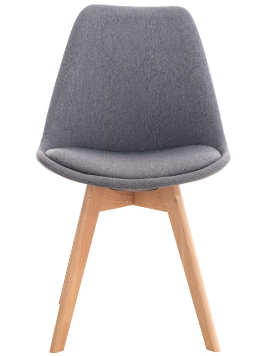 4 székből álló Linares szövet készlet, szürke