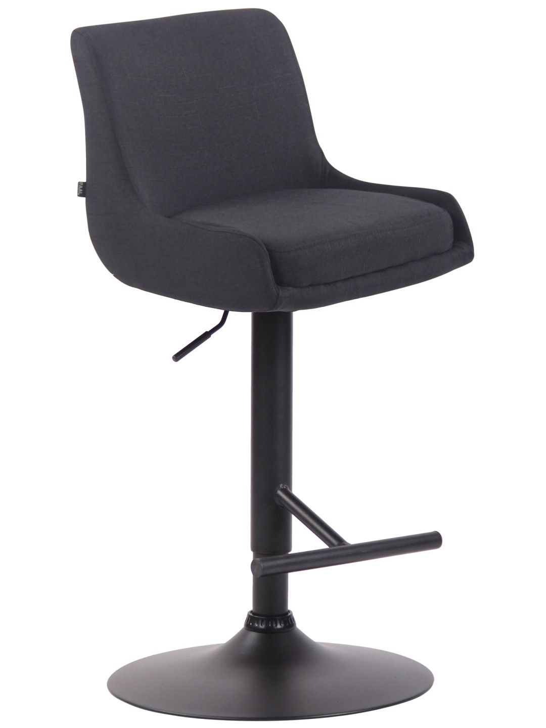 Bárszék klubszövet, fekete