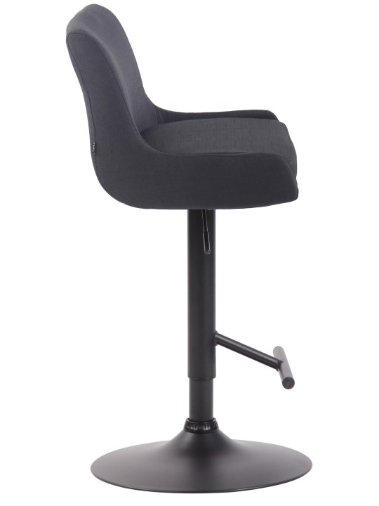 Bárszék klubszövet, fekete