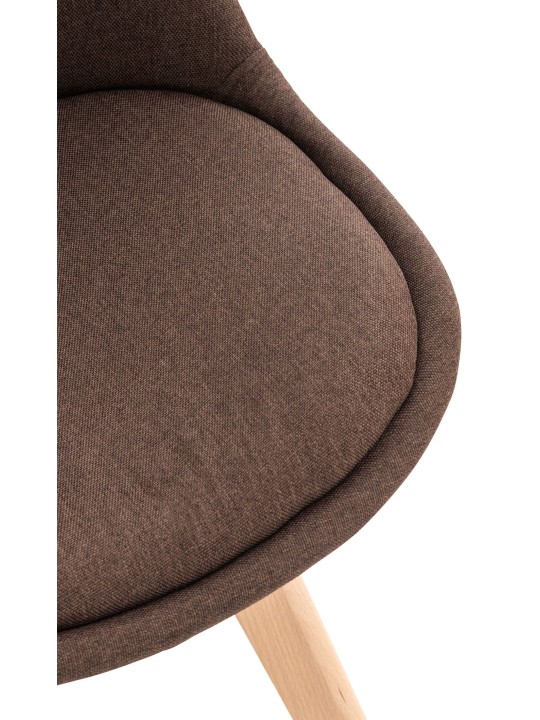 Szék Linares szövet, barna