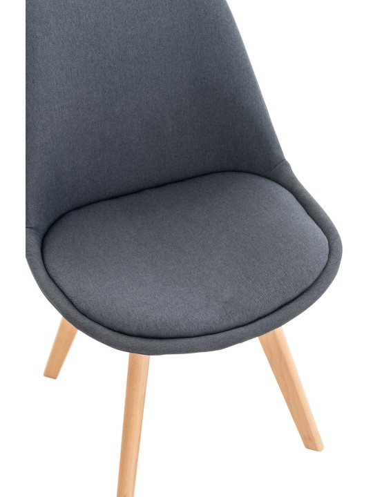 Szék Linares szövet, sötétszürke