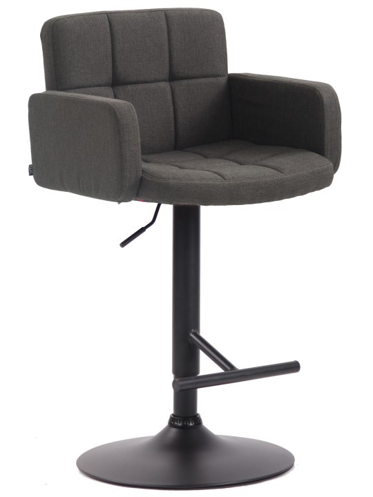 Bárszék Los Angeles, szövet, sötétszürke