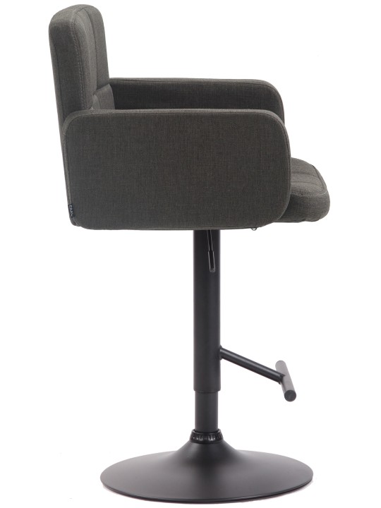 Bárszék Los Angeles, szövet, sötétszürke