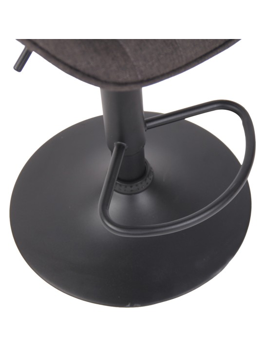 Lentini szövet bárszék, sötétszürke