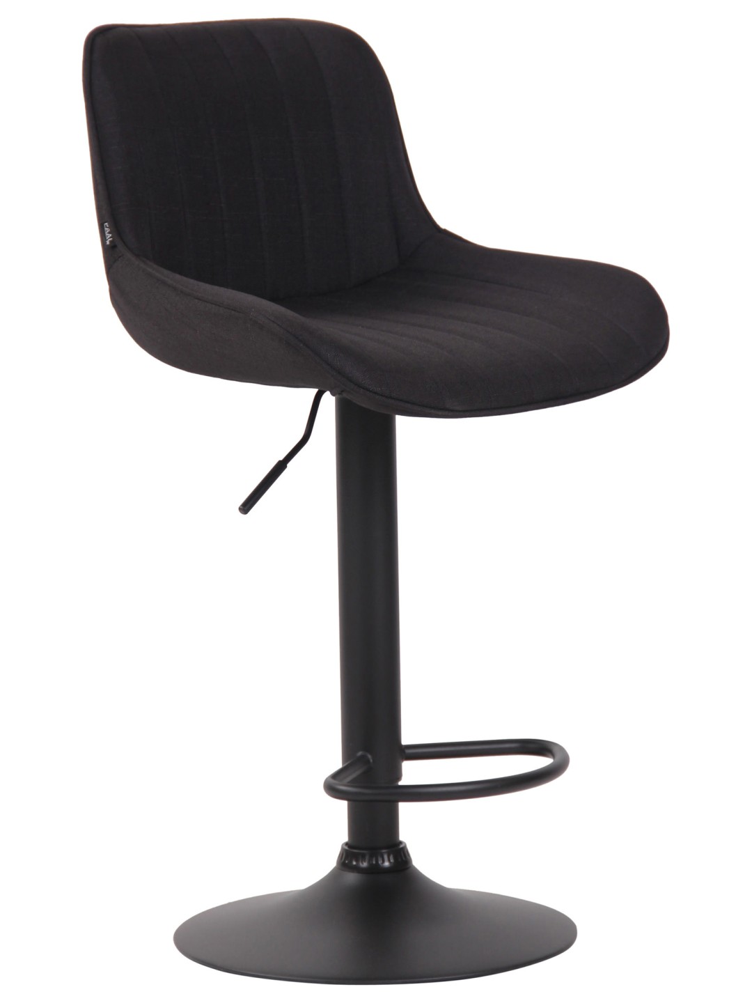 Lentini szövet bárszék, fekete