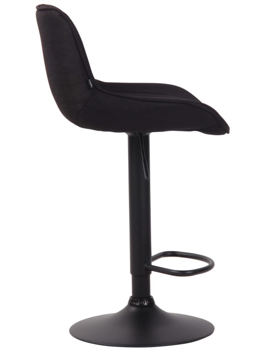 Lentini szövet bárszék, fekete