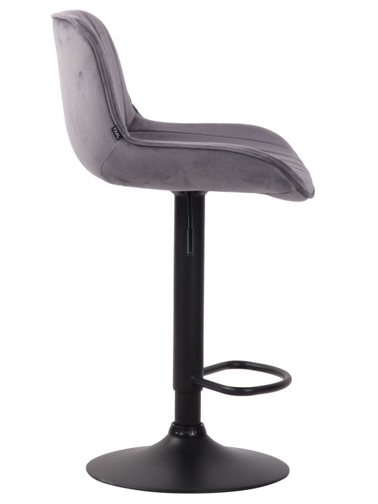 Bárszék Lentini bársony, sötétszürke