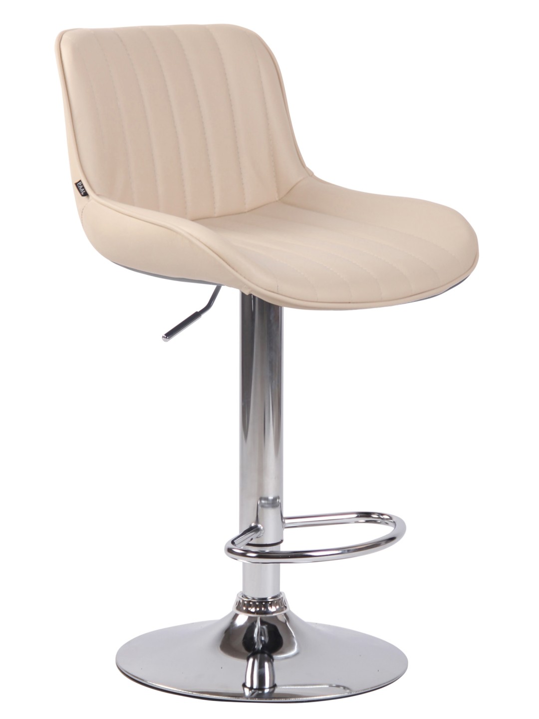 Bárszék Lentini műbőr króm, krém