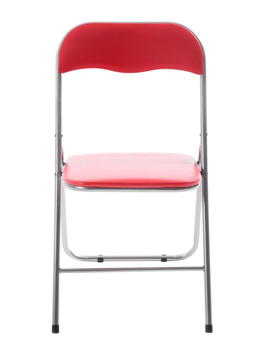 Felix összecsukható szék, piros/ezüst
