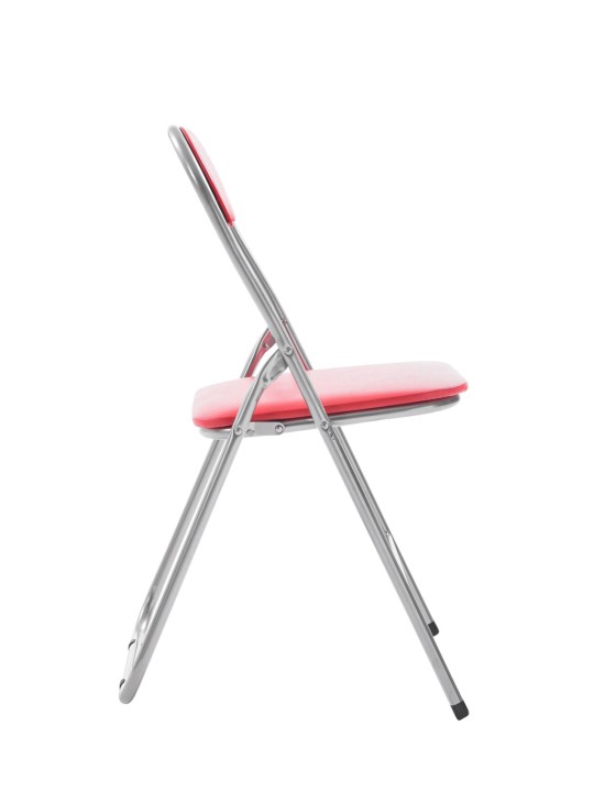 Felix összecsukható szék, piros/ezüst
