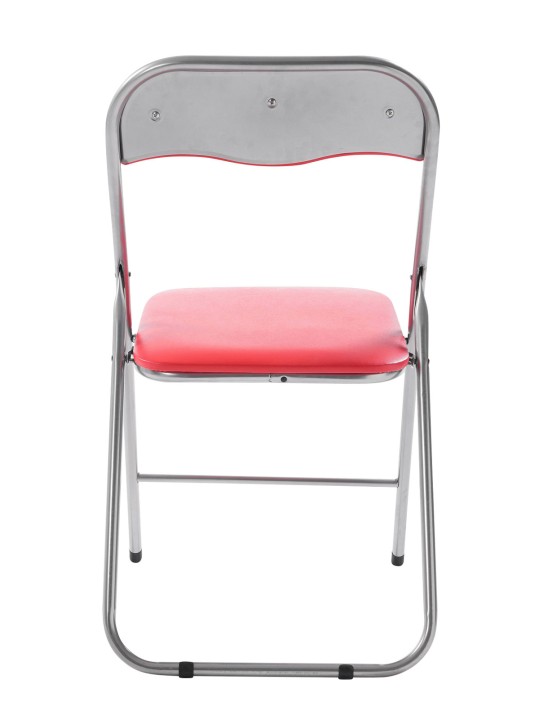 Felix összecsukható szék, piros/ezüst