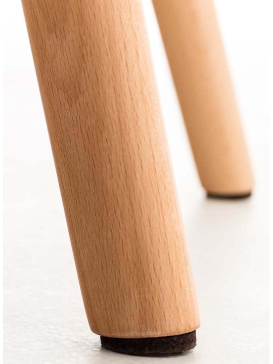 4db étkezőszék Elda műbőr készlet, krém