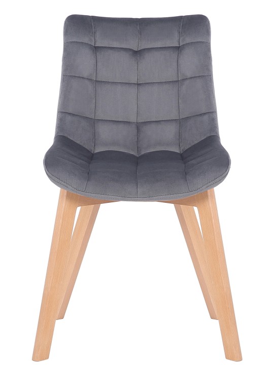 Passaic bársony étkezőszék, szürke