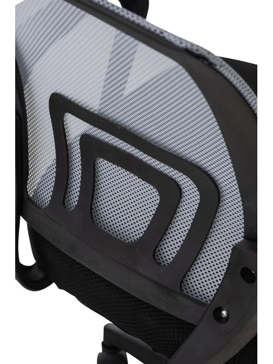 Gesztenyebarna irodai szék, szürke