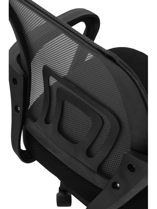 Gesztenyebarna irodai szék, fekete