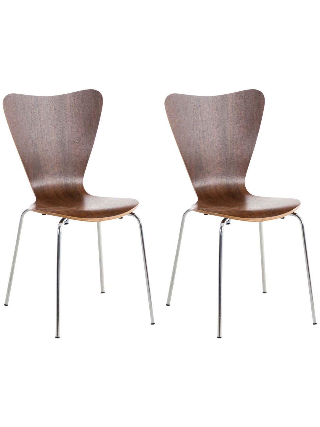 2 db Calisto látogatói szék készlet, dió