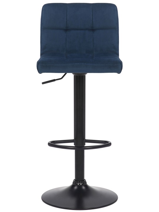 2 db bárszék készlet Feni bársony, kék