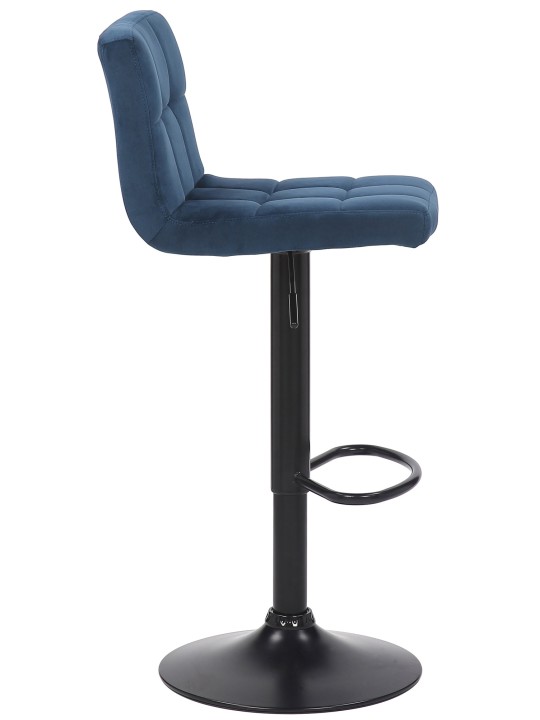 2 db bárszék készlet Feni bársony, kék