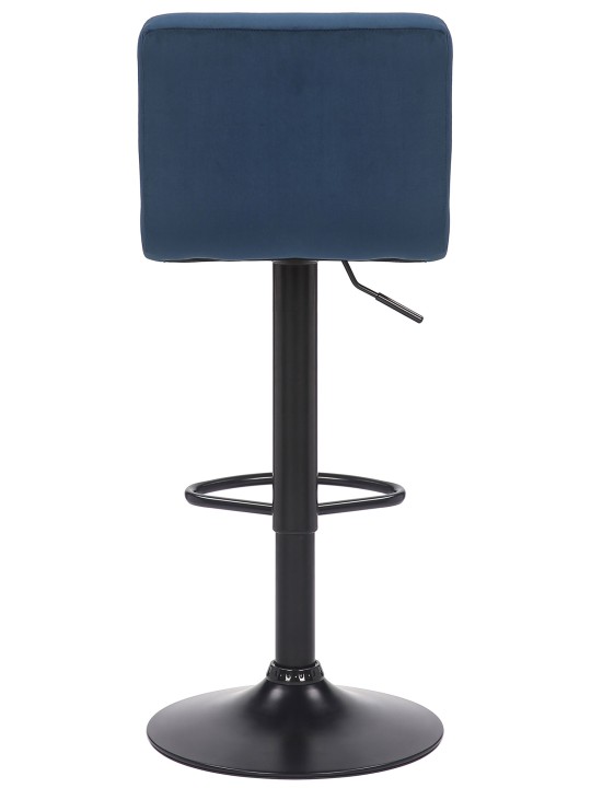 2 db bárszék készlet Feni bársony, kék